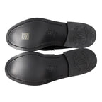 Chanel Loafers Back Toe Carre Shiny Calfskin 38c Shoes Black SS — view 4