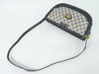 Gucci Vintage GG Supreme Shoulder Bag Pochette Navy — view 4