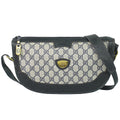 Gucci Vintage GG Supreme Shoulder Bag Pochette Navy