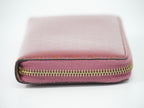 Gucci Brea Micro Guccissima Zip Around Wallet Patent Leather Pink — view 4