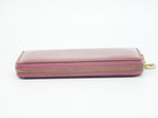 Gucci Brea Micro Guccissima Zip Around Wallet Patent Leather Pink — view 5
