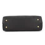 Chanel Chain Shoulder Bag Top Handle Flap CC Logo Large Calfskin Black — view 3