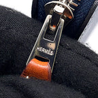 Hermes Coin Case Azap Compact Mini Silk in Blue Deplus Silver Epsom — view 7