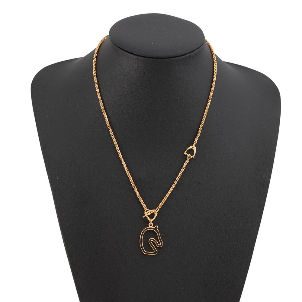 Hermes Necklace Gold — view 4
