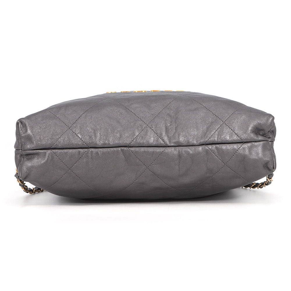 Chanel Backpack 22 Large Shiny Calf Leather — view 3