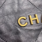 Chanel Backpack 22 Large Shiny Calf Leather — view 6