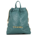 Chanel Backpack 22 Small Shiny Calfskin