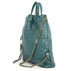 Chanel Backpack 22 Small Shiny Calfskin — view 2