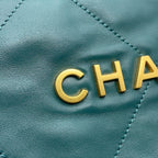 Chanel Backpack 22 Small Shiny Calfskin — view 6