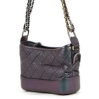 Chanel Chain Shoulder Bag Gabriel de Small Hobo Aged Calf Leather — view 2