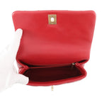 Chanel Quilted CC Logo Coco Handle Caviar Leather 2-Way Shoulder — view 6