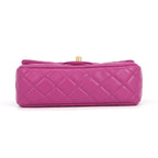 Chanel Chain Shoulder Bag CC Logo Quilted 20 Coco Ball Lambskin — view 3