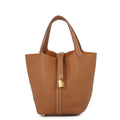 Hermes Handbag Picotin Lock PM Gold Taurillon Clemence