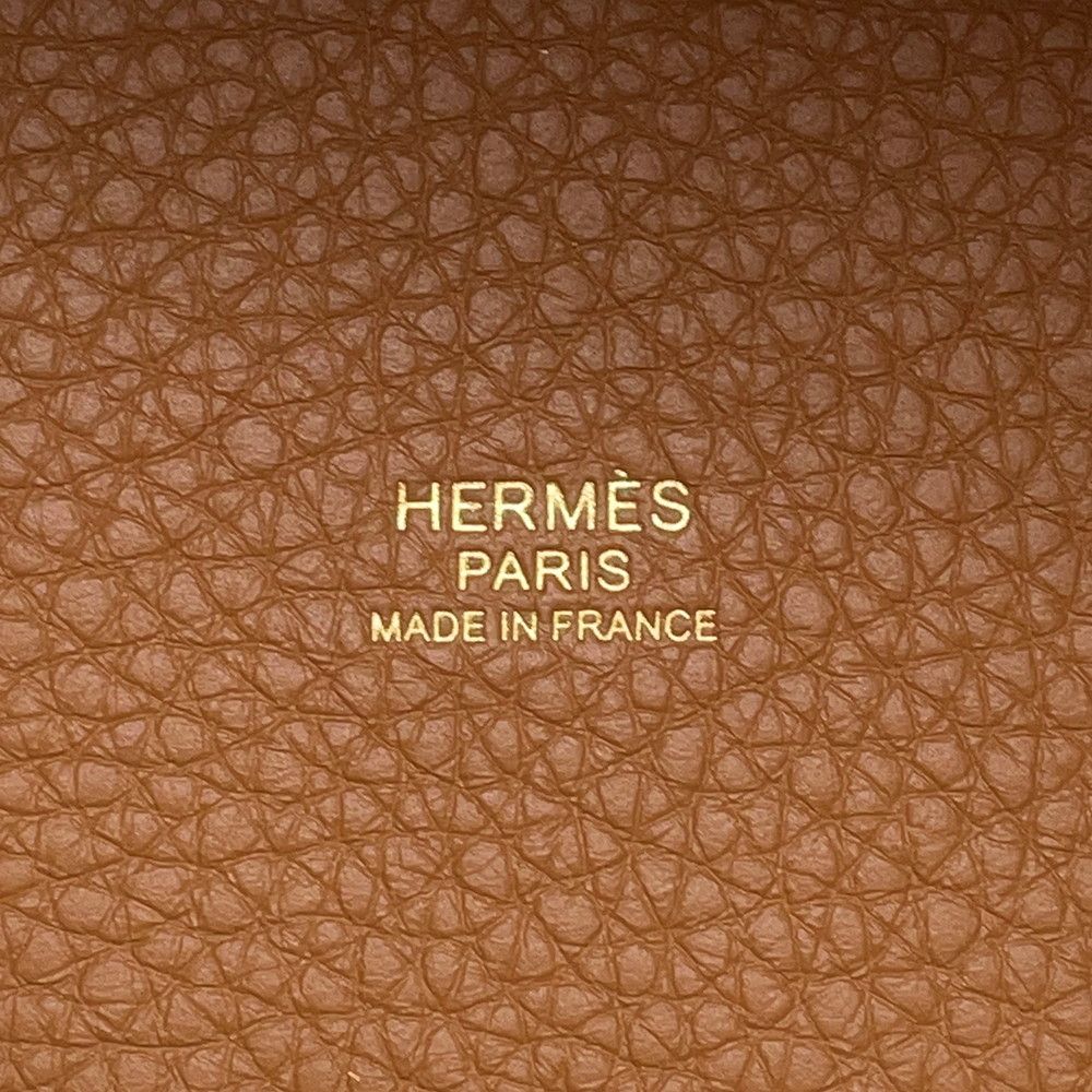 Hermes Handbag Picotin Lock PM Gold Taurillon Clemence — view 6