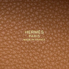 Hermes Handbag Picotin Lock PM Gold Taurillon Clemence — view 6