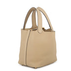 Hermes Handbag Picotin Lock PM Trench Gold Taurillon Clemence — view 2