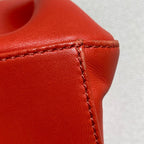 Fendi Peekaboo Mini Leather Handbag Orange — view 4