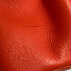 Fendi Peekaboo Mini Leather Handbag Orange — view 7