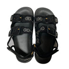 Gucci GG Logo Crystal Platform Sandals 35 Black — view 4