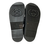 Gucci GG Logo Crystal Platform Sandals 35 Black — view 5