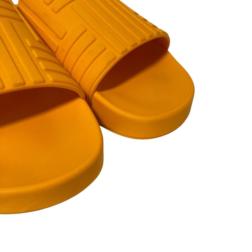 Bottega Veneta Slider Sandal Rubber Slide Sandals 35 Yellow — view 6