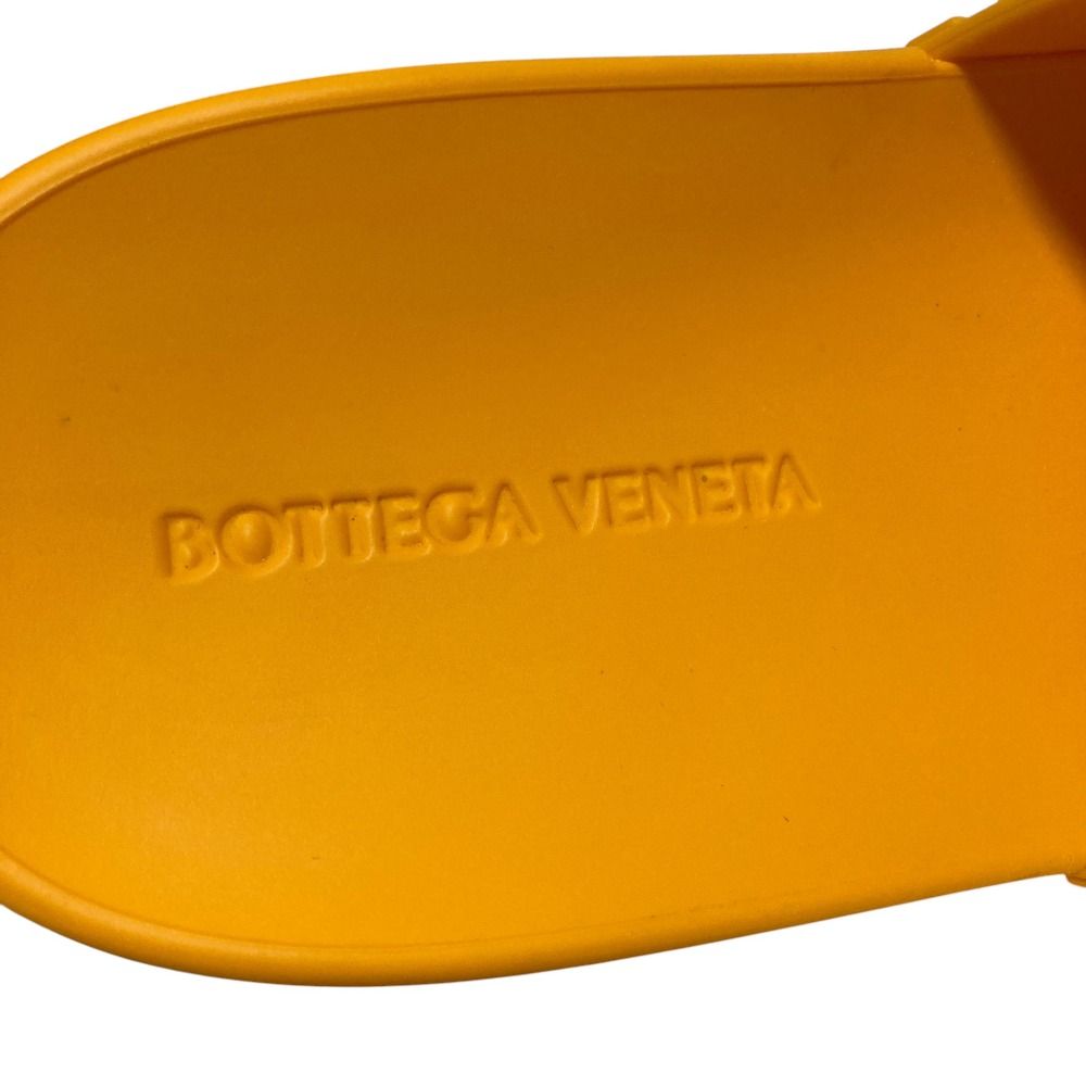Bottega Veneta Slider Sandal Rubber Slide Sandals 35 Yellow — view 8