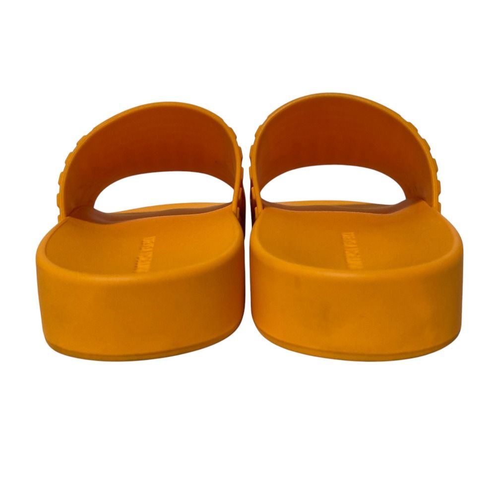 Bottega Veneta Slider Sandal Rubber Slide Sandals 35 Yellow — view 3