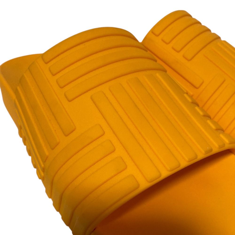 Bottega Veneta Slider Sandal Rubber Slide Sandals 35 Yellow — view 7