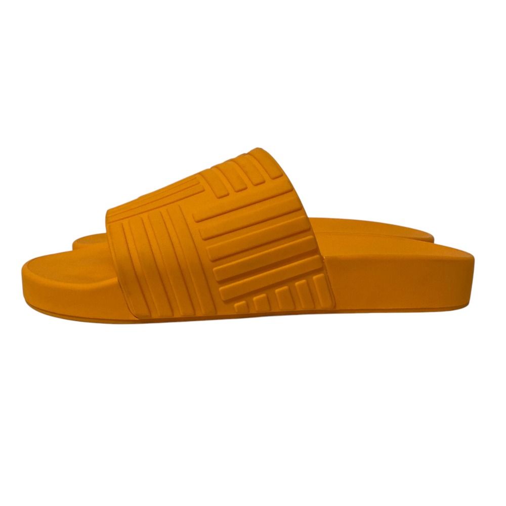 Bottega Veneta Slider Sandal Rubber Slide Sandals 35 Yellow — view 2