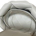 Bottega Veneta Lido Intrecciato Leather Sandals 35.5 White — view 9