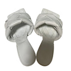 Bottega Veneta Lido Intrecciato Leather Sandals 35.5 White — view 4
