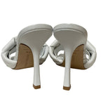 Bottega Veneta Lido Intrecciato Leather Sandals 35.5 White — view 3
