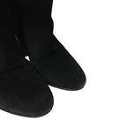 Chanel Suede Long Boots 34.5 Black — view 6