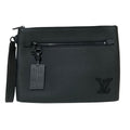 Louis Vuitton LV Aerogram Take Off Pouch Clutch Noir