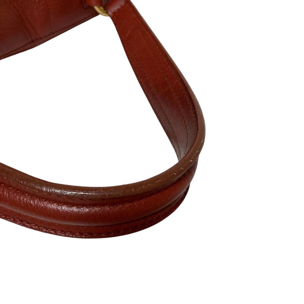 Saint Laurent Leather Muse Tote One Handle Red Beige — view 6