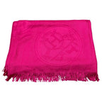 Hermes New Bliss Cashmere Silk Large Shawl Rose Pink Scarf