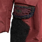 Prada Padded Silk Chesterfield 38 Red Shoulder — view 4