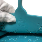 Gucci Children's GG Supreme Rubber Tote Turquoise Blue — view 6