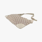 Gucci Jackie Ivory Beige Canvas Leather Handbag — view 6