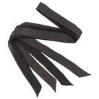 Chanel Silk CC Logo Bowtie Ribbon Scarf Black — view 5