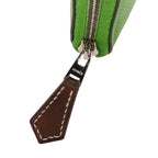 Hermes Aunage Rodeo Des Cowgirls Silk in Azap Wallet Vert Yucca Green — view 5
