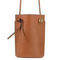 Loewe Anagram Dice Pocket Leather Shoulder Bag Brown