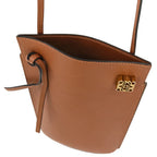 Loewe Anagram Dice Pocket Leather Shoulder Bag Brown — view 8