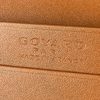 Goyard Malesherbes Leather Bifold Card Case Business Holder Brown — view 8