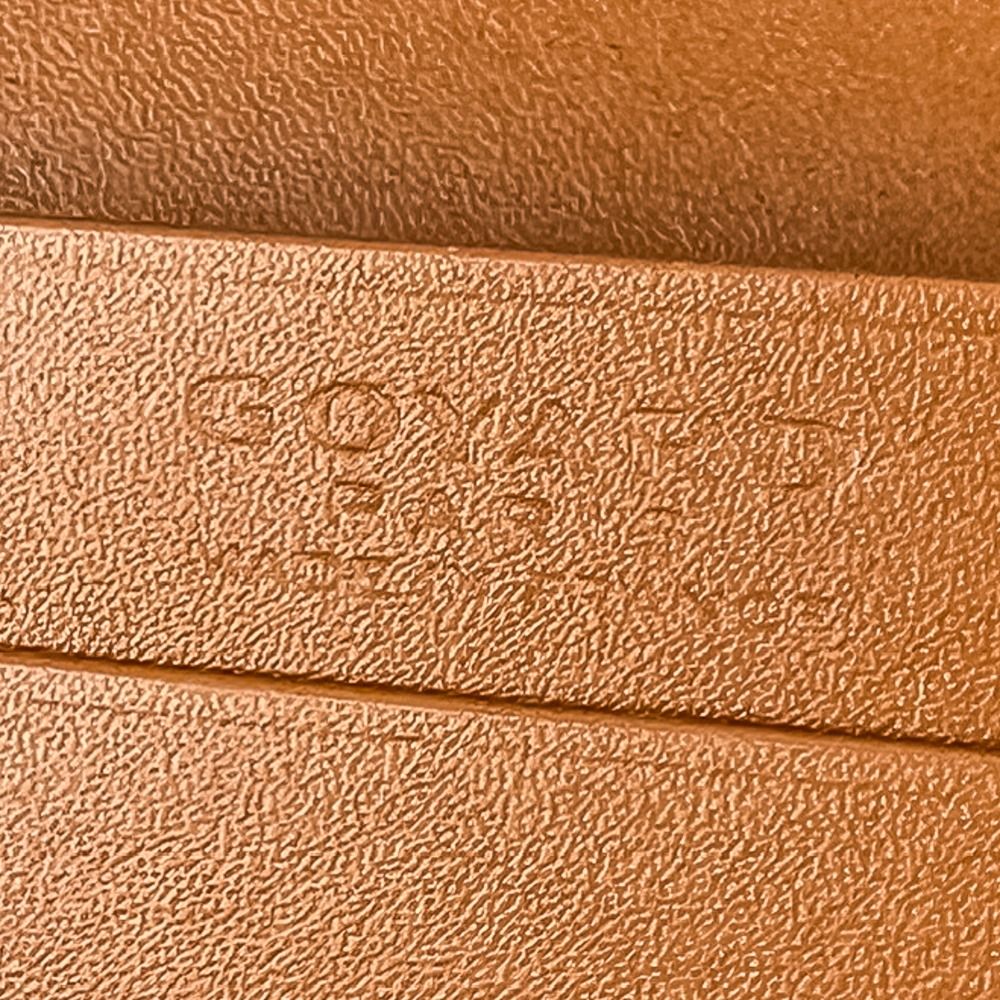 Goyard Malesherbes Leather Bifold Card Case Business Holder Brown — view 8