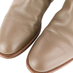 Hermes Jumping Boots Kelly Leather Long 36.5 Gray — view 8