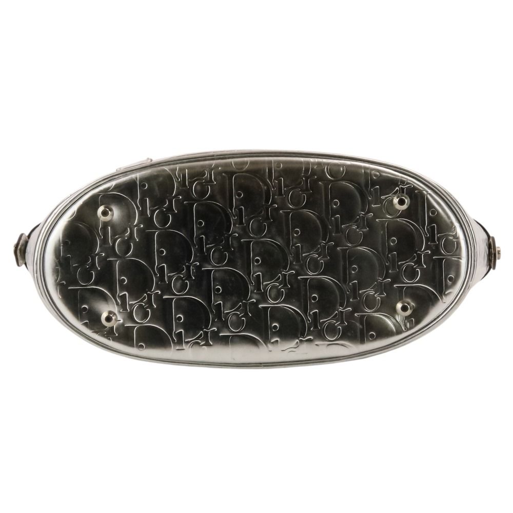 Dior Metallic Trotter Tote Silver — view 4