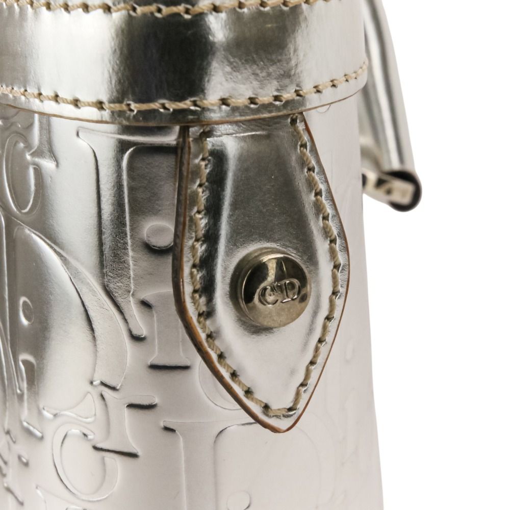 Dior Metallic Trotter Tote Silver — view 8