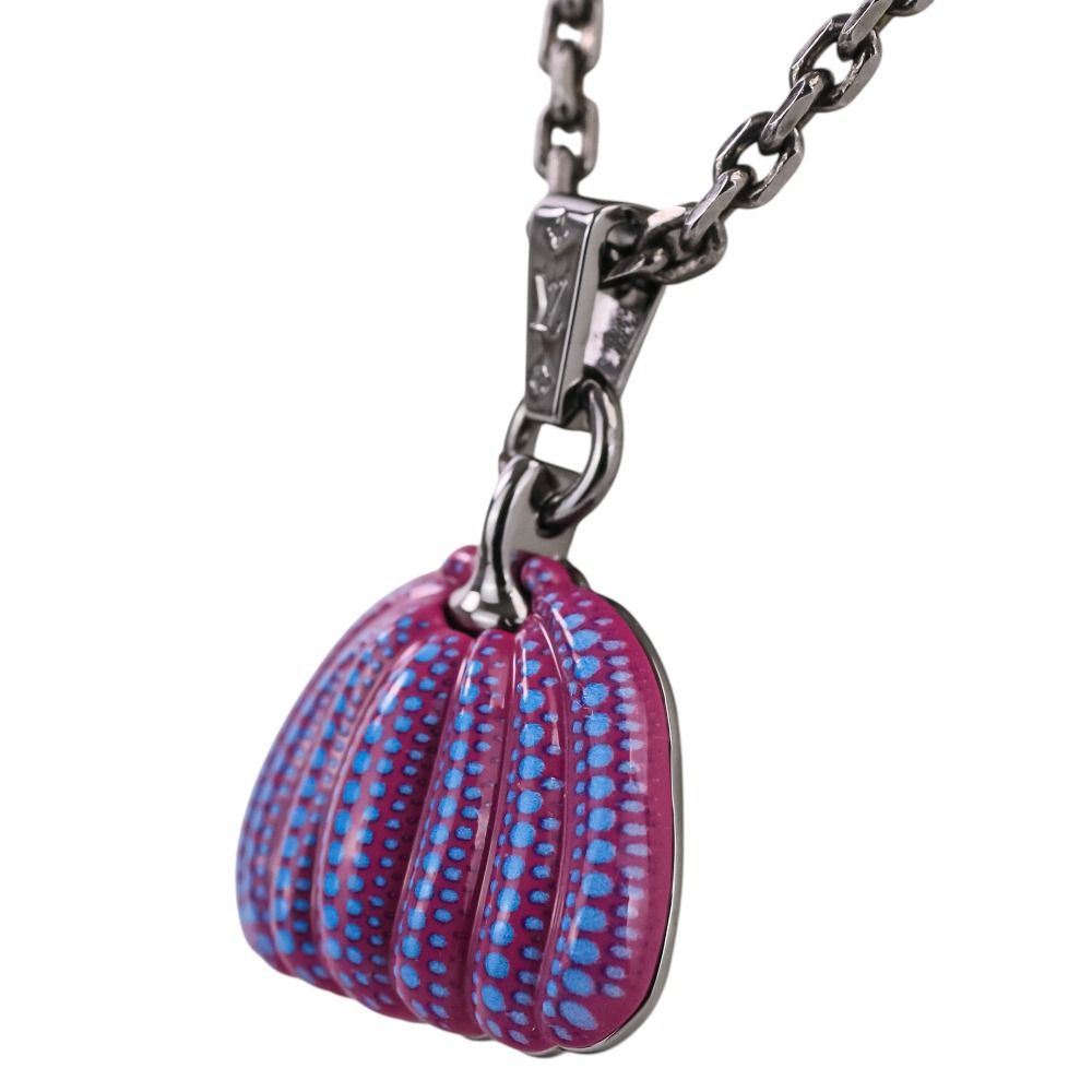 Louis Vuitton Yayoi Kusama Collaboration Pumpkin Pendant Pink Blue — view 3