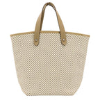 Hermes Cabas Chennai PM Tote Gray Ju White
